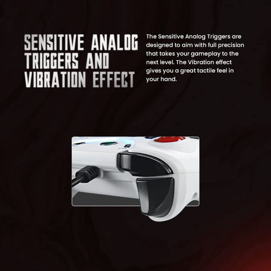 Cosmic Byte Ares Wired Controller (White)