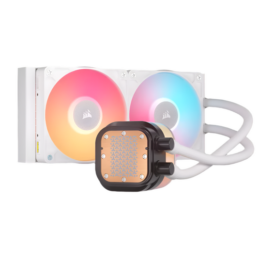 CORSAIR ICUE Link Titan 240 RX ARGB 240mm CPU Liquid Cooler (With LCD Display) ( White )