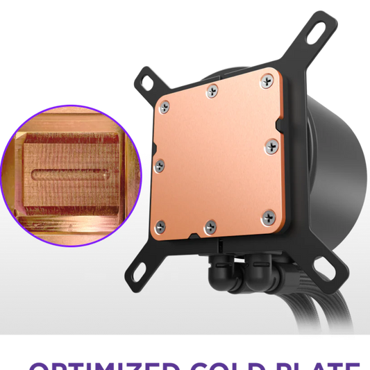 NZXT Kraken Plus RGB 240mm AIO CPU Liquid Cooler ( Black )