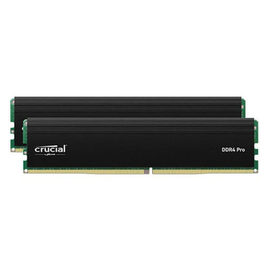 CRUCIAL PRO 64GB ( 32GB x 2 ) 3200MHz Desktop DDR4 RAM ( CL22 )
