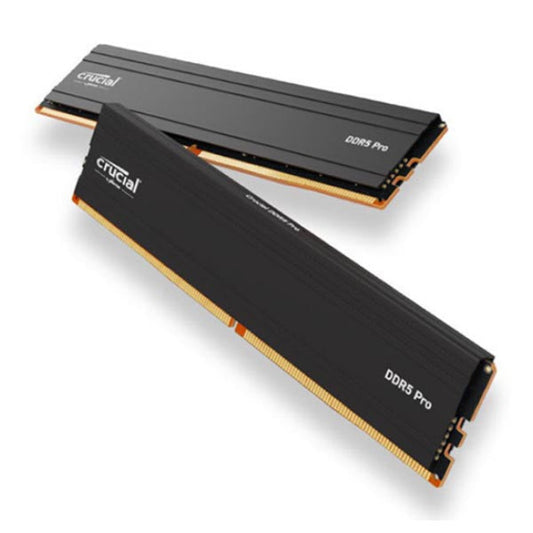 CRUCIAL Pro 64GB ( 32GB x 2 ) 5600MHz DDR5 Ram ( Black ) ( CL46 )