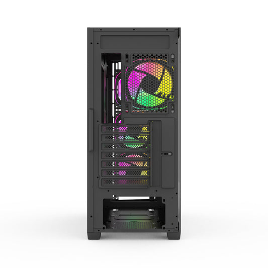TAG Gamerz Andromeda RGB MATX Mid Tower Cabinet (Black)