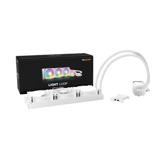 BE QUIET Light Loop ARGB 360mm CPU Liquid Cooler ( White )
