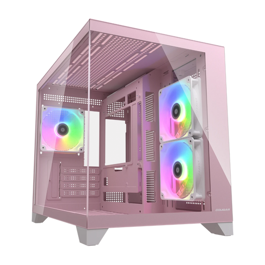 COUGAR FV150 Mini RGB MATX Mini Tower Cabinet ( Pink )