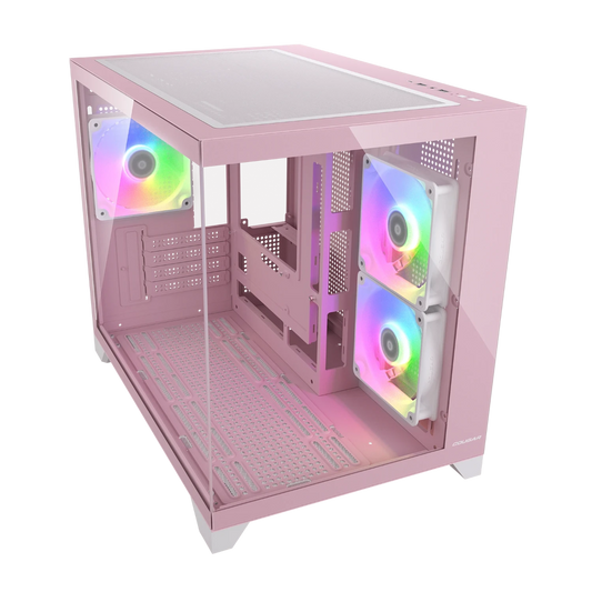 COUGAR FV150 Mini RGB MATX Mini Tower Cabinet ( Pink )