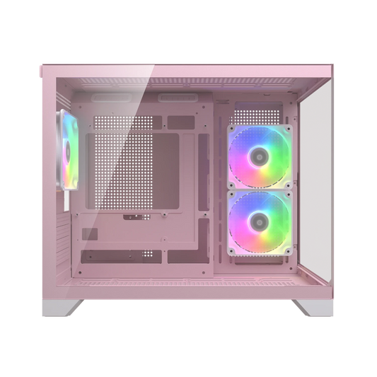 COUGAR FV150 Mini RGB MATX Mini Tower Cabinet ( Pink )
