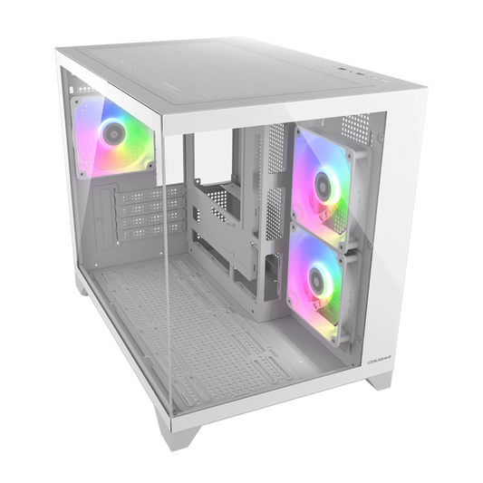 COUGAR FV150 Mini RGB MATX Mini Tower Cabinet ( White )