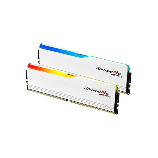 G.SKILL Ripjaws M5 Neo RGB 32GB (16GBx2) 6000MHz DDR5 Desktop RAM (White)