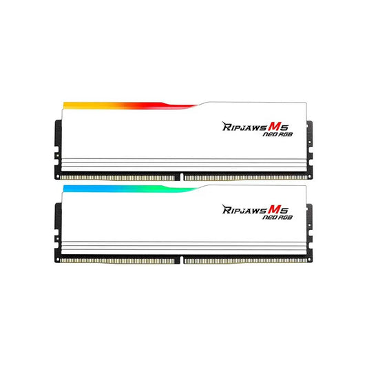 G.SKILL Ripjaws M5 Neo RGB 32GB (16GBx2) 6000MHz DDR5 Desktop RAM (White)