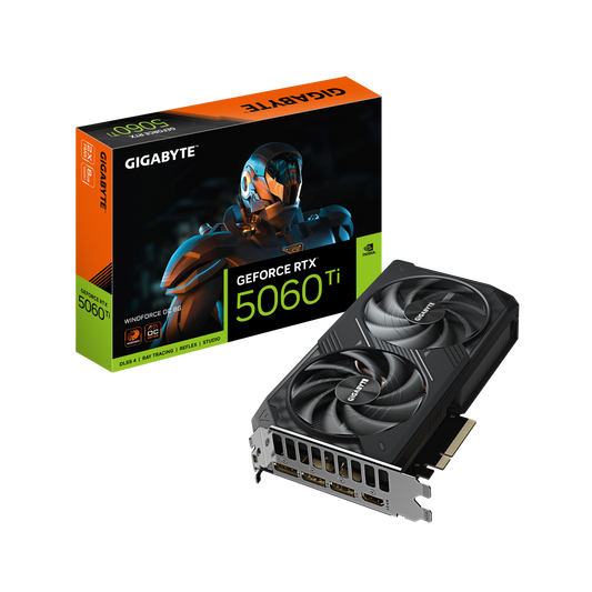 GIGABYTE GeForce RTX 5060 Ti Windforce OC 8GB Nvidia Graphic card