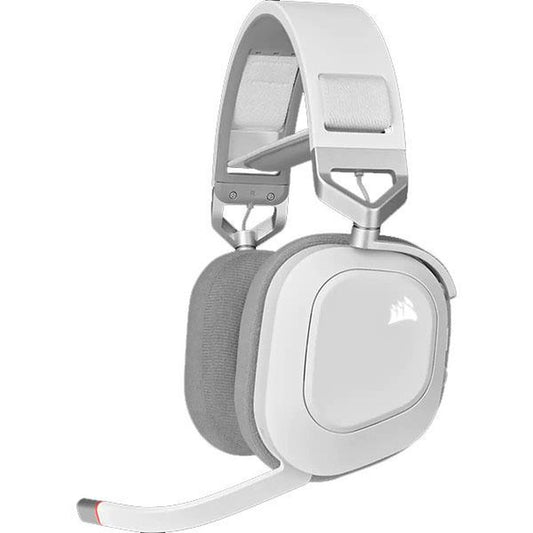 CORSAIR HS80 RGB Wireless 7.1 Surround Gaming Headphones With Mic ( White ) ( PC/PS5/PS4 )