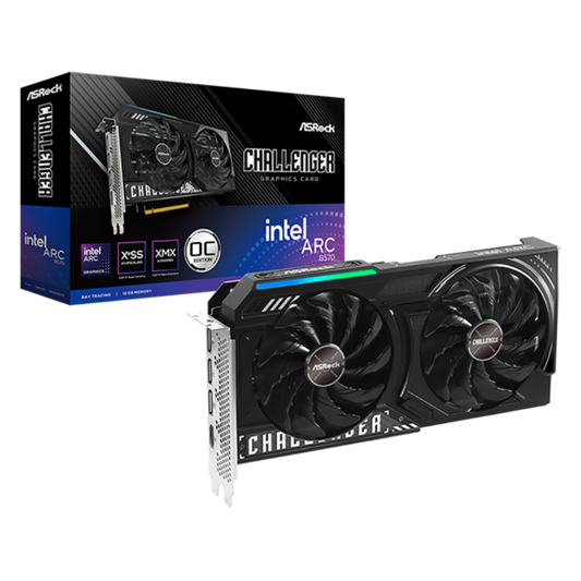 ASROCK Arc B750 Challenger OC 10GB Intel Graphic Card