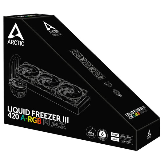 ARCTIC Liquid Freezer III 420mm ARGB CPU Liquid Cooler ( Black )