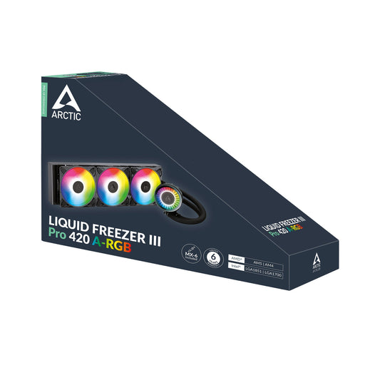 ARCTIC Liquid Freezer III 420mm ARGB CPU Liquid Cooler ( Black ) ( Liquid Freezer 3 )