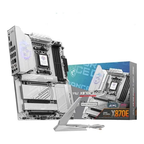 Buy MSI MPG X870E Edge Ti Wifi DDR5 AMD Motherboard (White