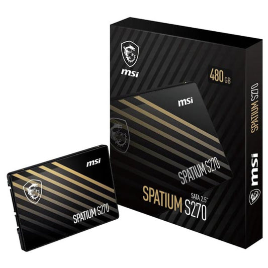 MSI Spatium S270 480GB 2.5 SATA SATA3 Internal Solid State Drive ( SSD )