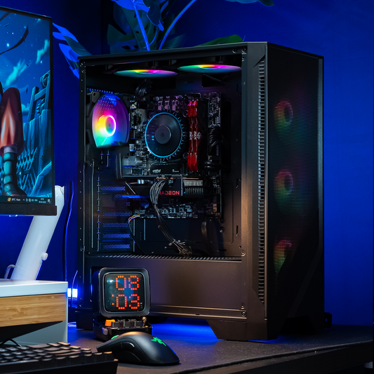 EternalX EH1 ( AMD Ryzen 5 8500G / NVIDIA RTX 4060 8GB / 16GB RAM DDR5 / 500GB M.2 NVME Gen4 SSD ) Custom PC Builds for AAA Gaming
