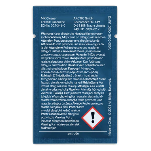 ARCTIC MX Cleaner Thermal Compounds Removing Wipes ( 40 Pieces )