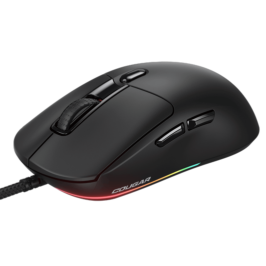 COUGAR MINOS NEO RGB Wired Ambidextrous Gaming Mouse ( Black ) ( 6200DPI / 6 Macro Buttons )