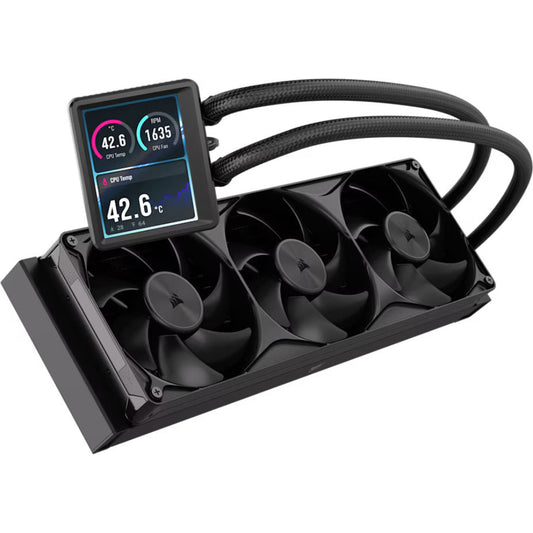 CORSAIR Nautilus II 360 RS 360mm CPU Liquid Cooler ( Black ) ( With LCD Display )