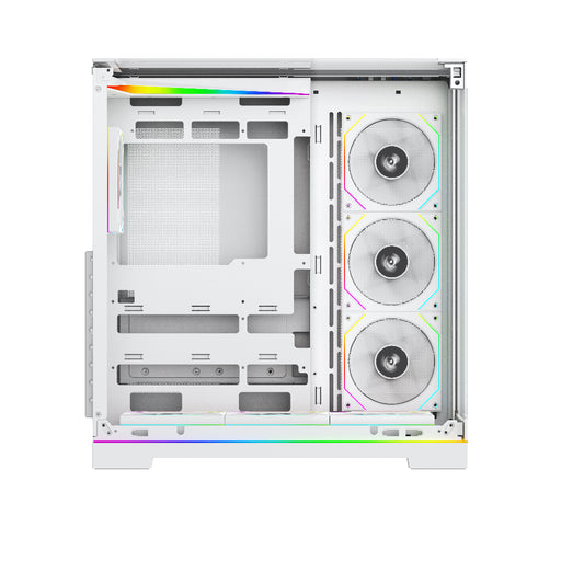 TAG Gamerz Supernova ARGB EATX Mid Tower Cabinet (White)