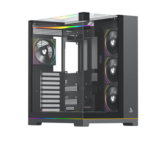 TAG Gamerz Supernova ARGB EATX Mid Tower Cabinet (Black)