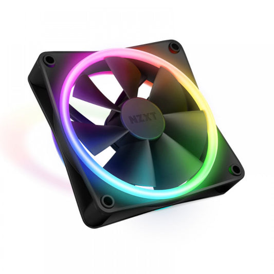 NZXT F120 RGB Duo 120mm Cabient Fan Black (Single Pack)