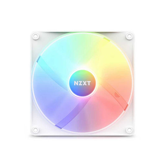 NZXT F140 RGB Core 140mm Cabinet Fan Matte White (Single Pack)
