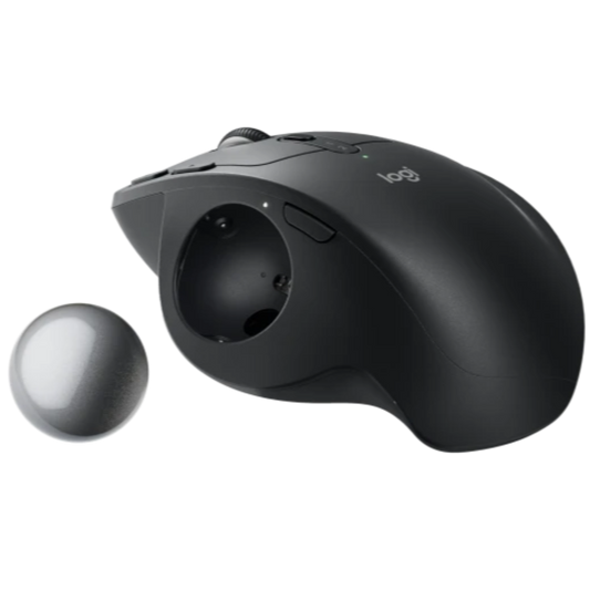 LOGITECH MX Ergo S Wireless Ergonomic Gaming Mouse ( 910-007261 ) ( 2048 DPI / 8 Macro Button ) ( Black )