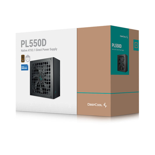 DEEPCOOL PL550D 550W Bronze ATX 3.1 80+ Non Modular Power Supply ( 550W )