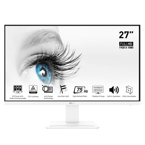 MSI PRO MP273W 27 Inch FHD 75 Hz IPS Panel 100%SRGB AMD Free Sync Business Monitor
