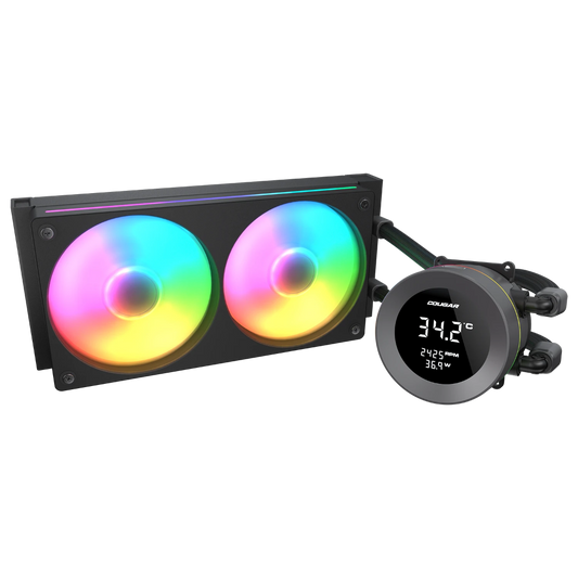 COUGAR Poseiden Vistek ARGB 240mm CPU Liquid Cooler ( Black )