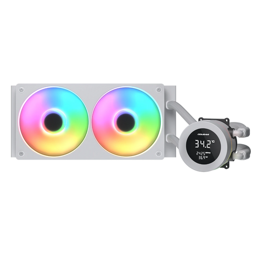 COUGAR Poseiden Vistek ARGB 240mm CPU Liquid Cooler ( White )