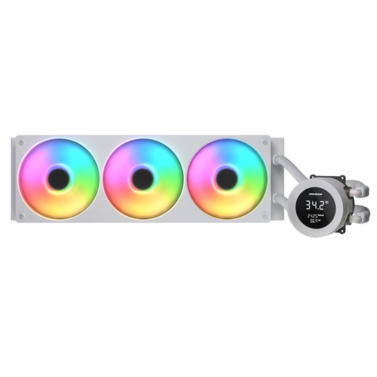 COUGAR Poseiden Vistek ARGB 360mm CPU Liquid Cooler ( White )