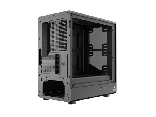 TAG Gamerz Starlight ARGB MATX Mid Tower Cabinet (Black)