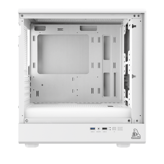 TAG Gamerz Starlight ARGB MATX Mid Tower Cabinet (White)