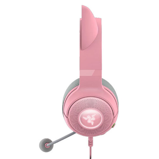 RAZER Kraken Kitty V2 Wired USB Gaming Headphone (Quartz Edition) (PC) (RZ04-04730200-R3M1)