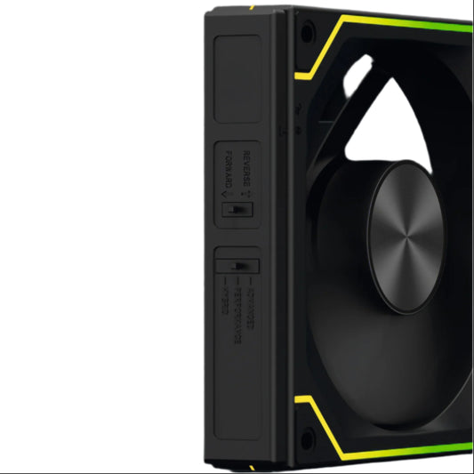 ANT ESPORTS ShiftFlow 120MM Wired ARGB Cabinet Fan ( Black ) ( Triple Pack )