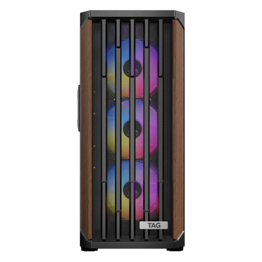 TAG Gamerz Stellar Alpha ARGB ATX Mid Tower Cabinet (Black)