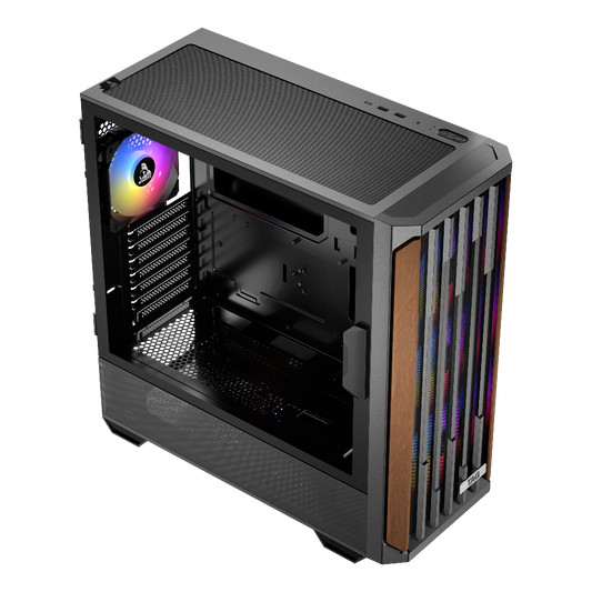 TAG Gamerz Stellar Alpha ARGB ATX Mid Tower Cabinet (Black)