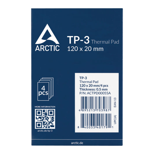 ARCTIC Thermal Pad - TP-3 120x20mm : 0.5mm ( 4 pads )
