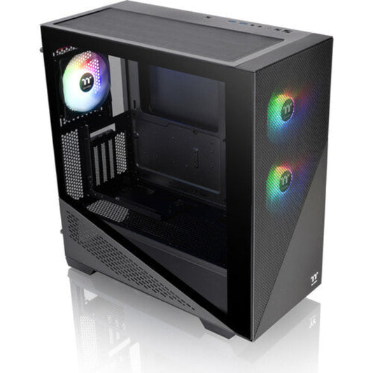 THERMALTAKE Divider 370 TG ARGB ATX Mid Tower Cabinet ( Black )
