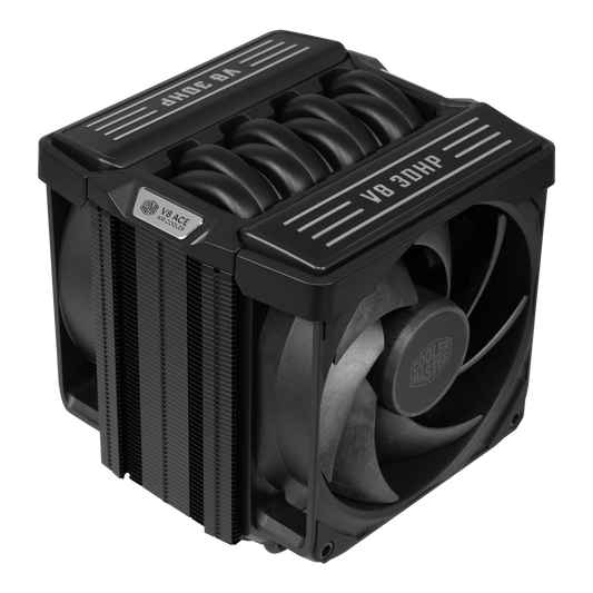 COOLER MASTER V8 ACE 3DHP Non-RGB 120mm Single Tower Air Cooler ( Black ) ( AMD )