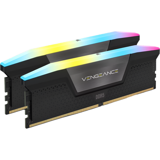 CORSAIR Vengeance RGB 32GB ( 16GB x 2 ) 5600MHz DDR5 RAM ( Black )