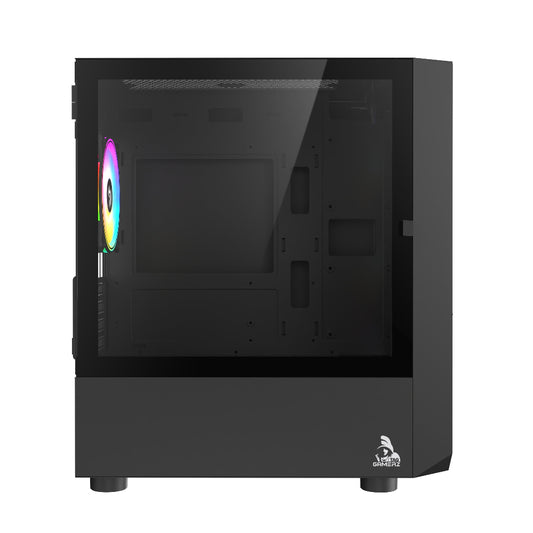 TAG Gamerz Pulser ARGB MATX Mid Tower Cabinet (Black)
