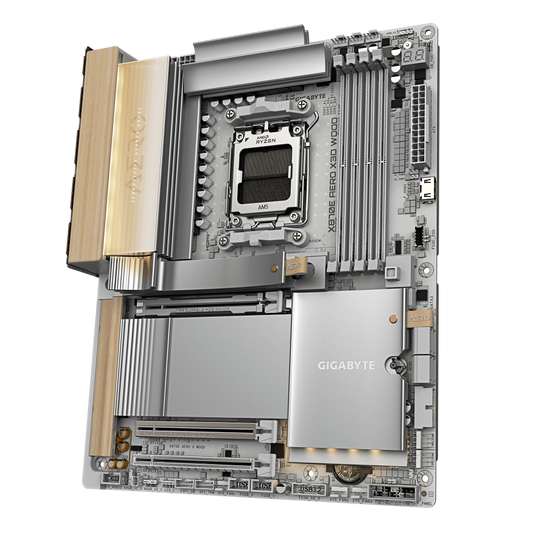 GIGABYTE X870E Aero X3D Wood ATX Wifi7 DDR5 AMD Motherboard