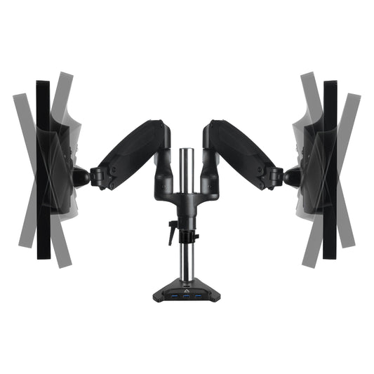 ARCTIC Z2-3D Gen-3 desk mount gas spring dual monitor arm