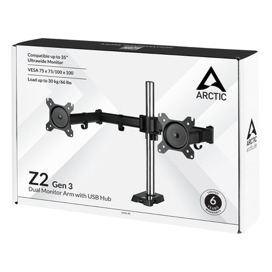 ARCTIC Z2 Gen3 desk mount dual monitor arm