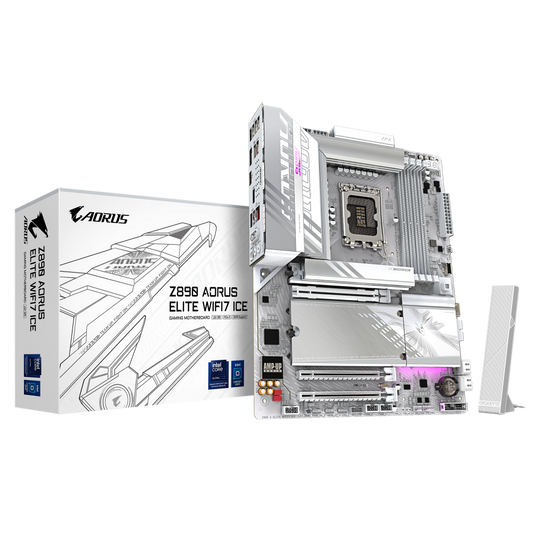 GIGABYTE Z890 Aorus Elite Ice Wifi DDR5 Intel Motherboard ( White )