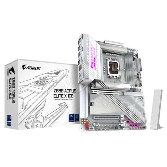 GIGABYTE Z890 Aorus Elite X ICE WIFI DDR5 Intel Motherboard ( White )